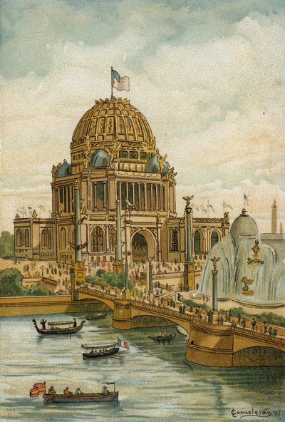 管理棟、世界のコロンビア博覧会、シカゴ、1893 作： Spanish School